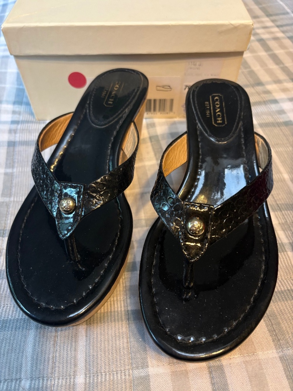 COACH  wedge sandals